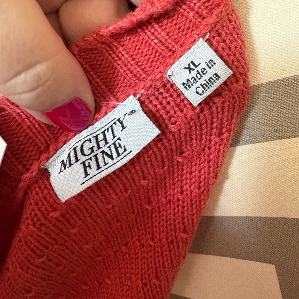 Red bow Cardigan - Picture 4 of 5
